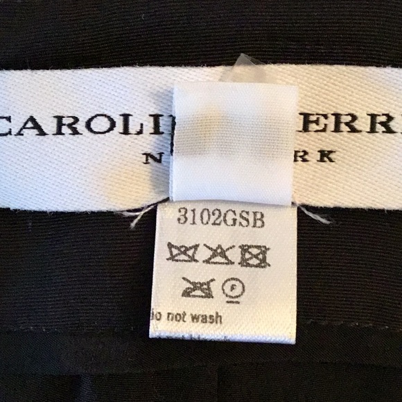 Carolina Herrera Silk Pencil Skirt, sz 14 - Picture 9 of 10